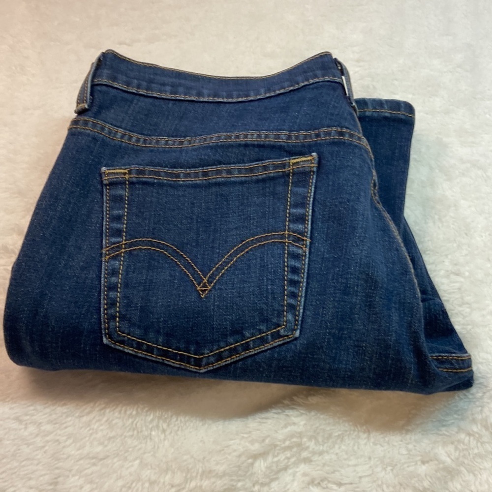 Levi’s 515 Bootcut Jeans 8 Short Dark wash - Picture 9 of 9